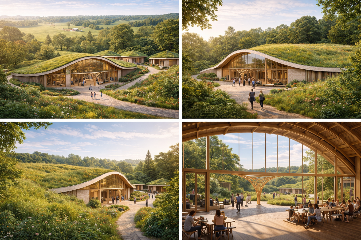 Eco school concept – Exterior second view